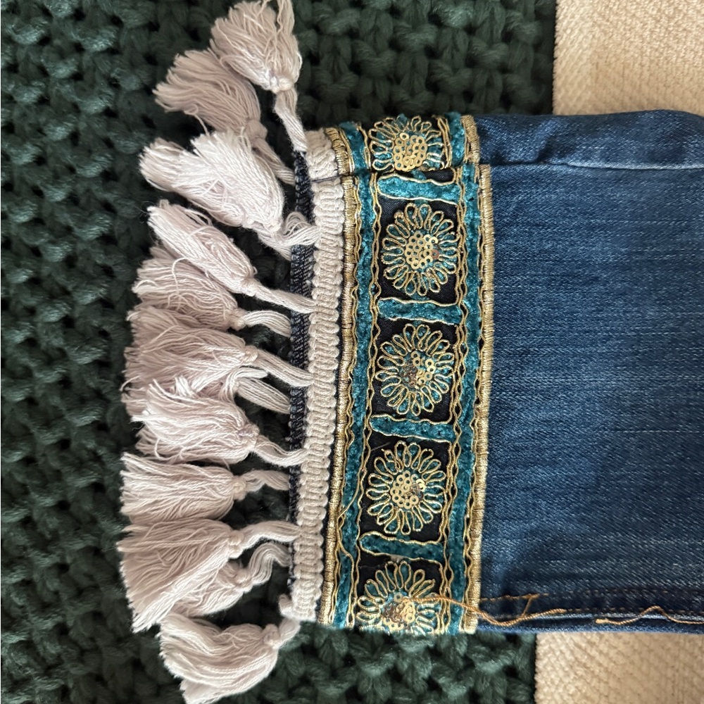 Catherines Dark Blue Denim Pants - Picture 3 of 4